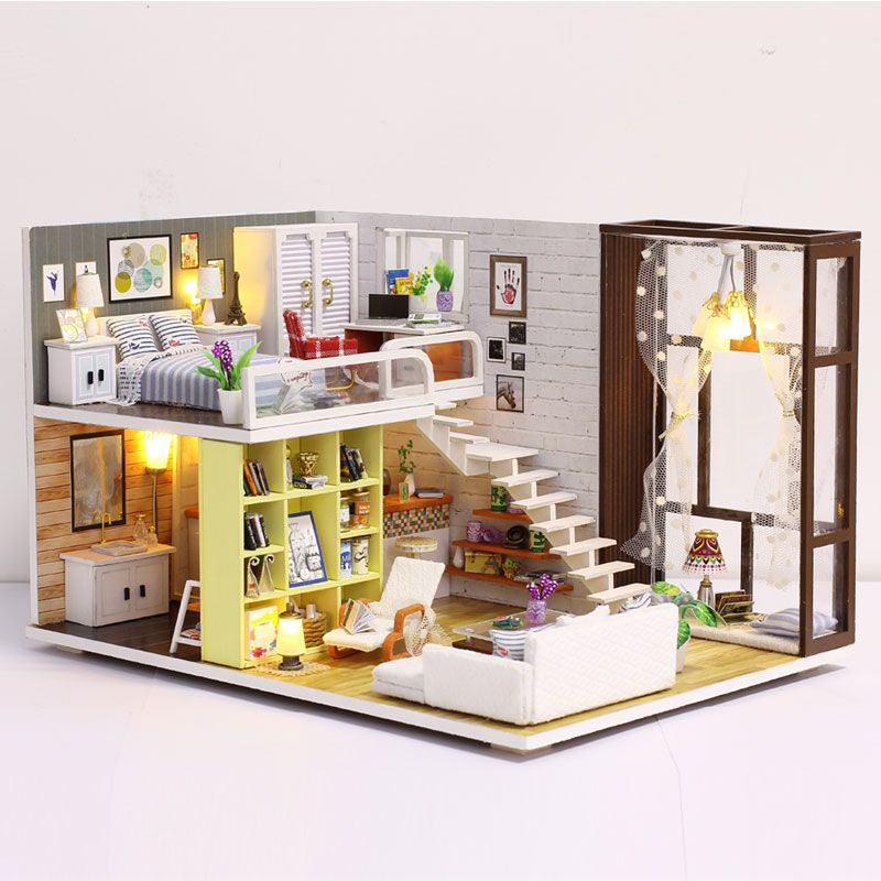 6 diy miniature dollhouse rooms