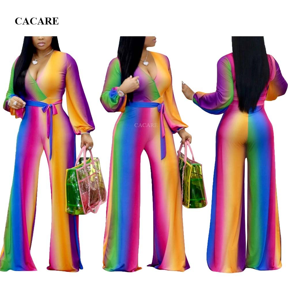 womens rainbow jumpsuit