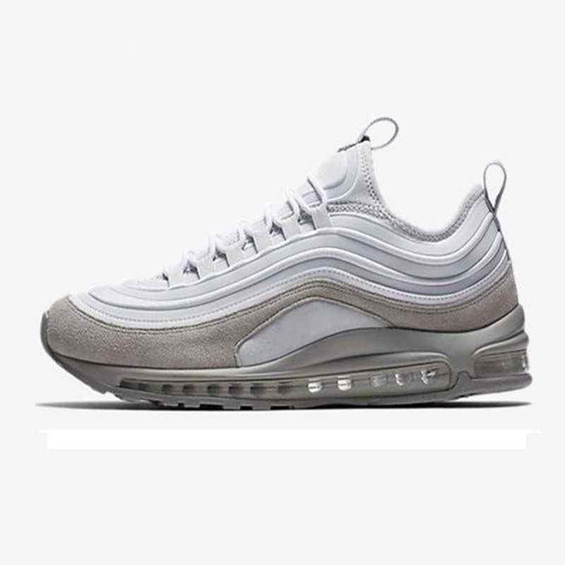 2018 Air Undefeated 97 Super Running Shoes Silver Bullets Golden White ...