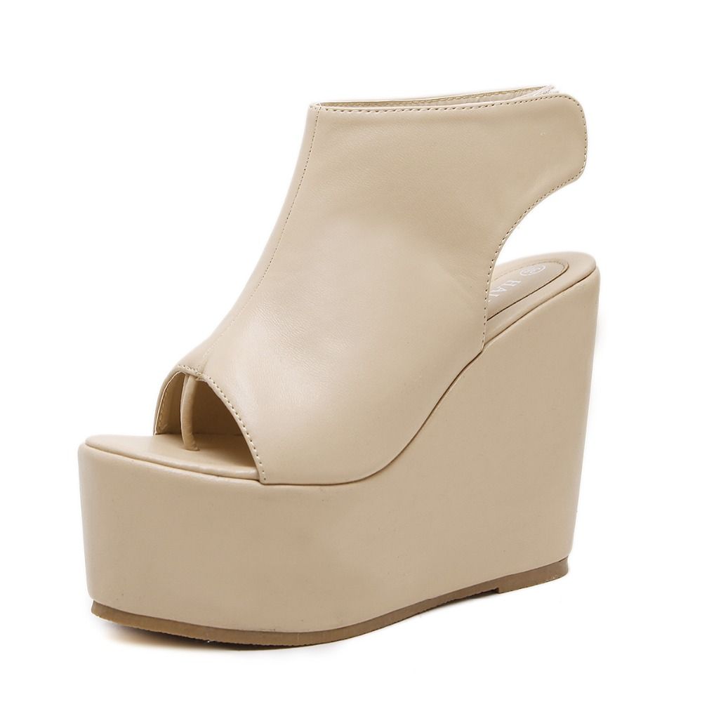 Hot Sale Shoes Women High Heels Basic Platform Wedge Shoes Rome Muffin Slipper Thick Bottom Pu Inside Elevated Sandals Ankle Pumps Comfort Shoes Mens Boat Shoes From Lvdou12 23 4 Dhgate Com