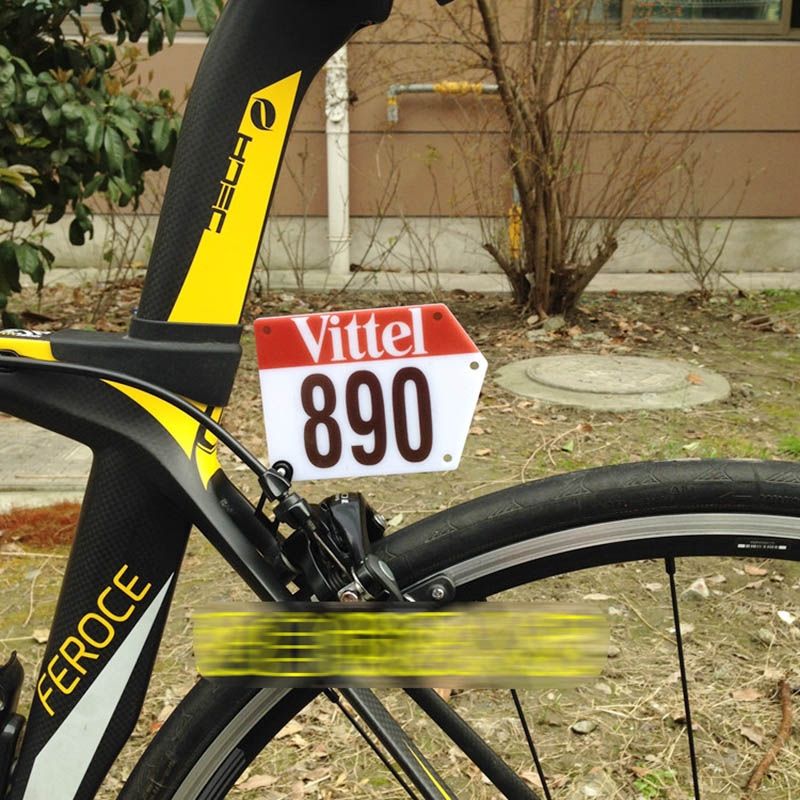 race number holder cycling