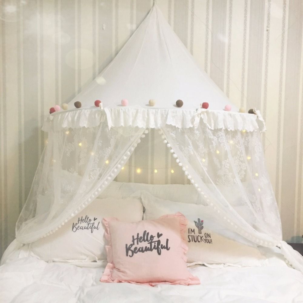white princess canopy bed