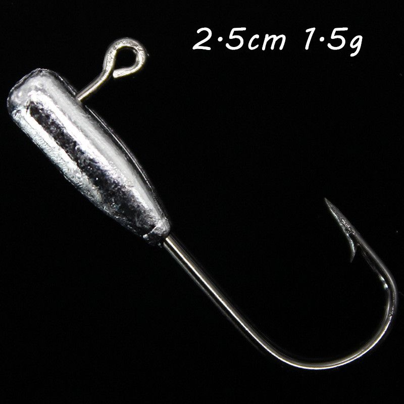 2020 2.5CM 1.5G Jelly Fish Lead Hook High Carbon Steel Fishing Hooks B7