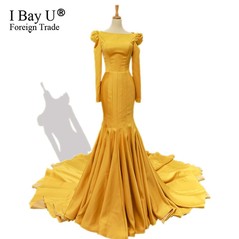 golden yellow formal dresses