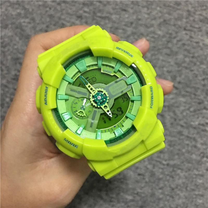 g shock watch green strap