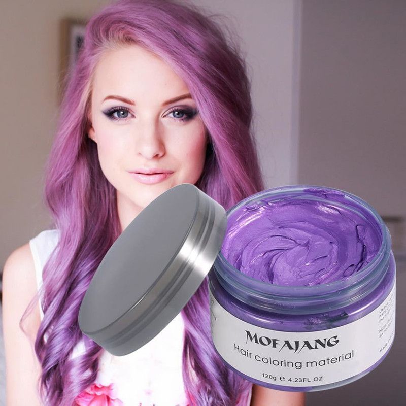 mofajang temporary color hair wax 120g strong hold styling hair pomade easy wash 7 colors fashion mofajang temporary color hair wax 120g strong hold styling hair pomade easy wash 7 colors fashion