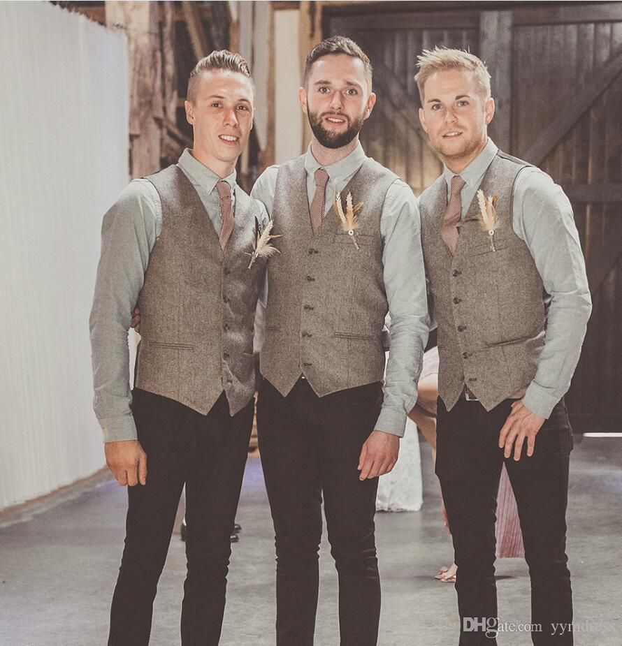 rustic groom attire