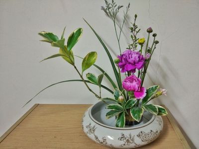 2pcs*23mm+2pcs*34mm Rana di Fiori Tonda,4Pcs Perno Disposizione Fiori Rotondo Ikebana Kenzan Decorazione Strumento Arrangiamento Fisso Disposizione Pin Hodler 
