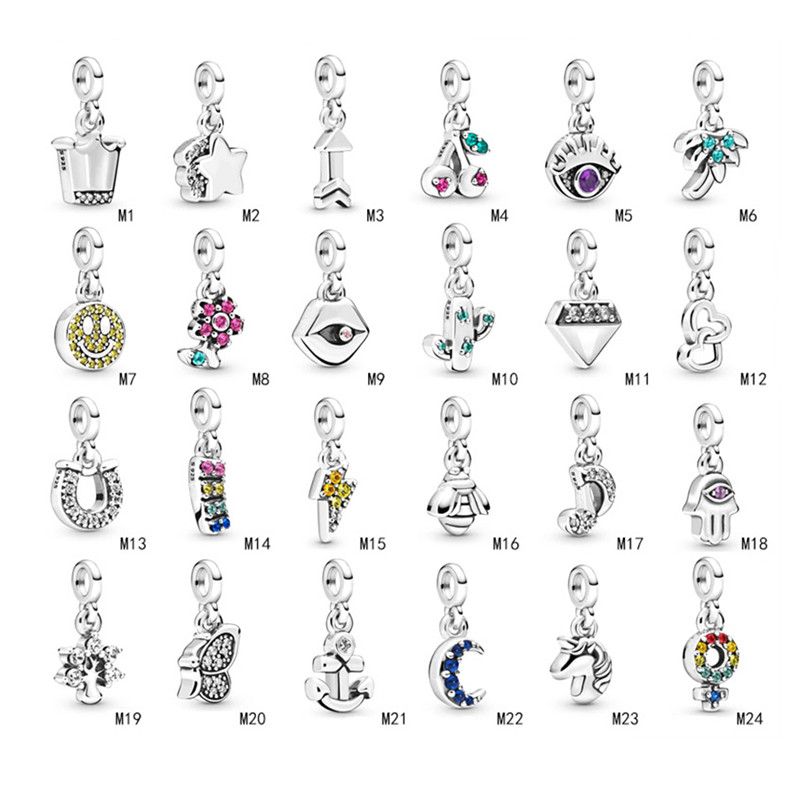 I Love You to The Moon and Back Dangle Bead Fits European Charms