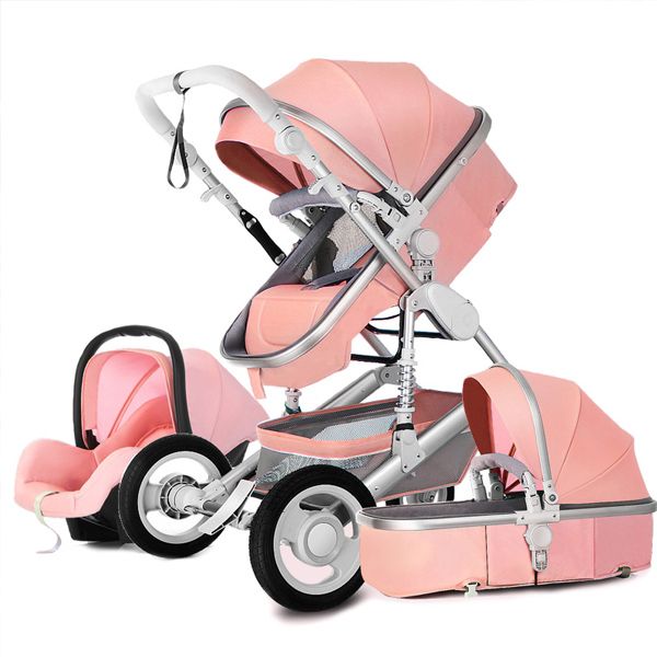 big wheel stroller with car seat