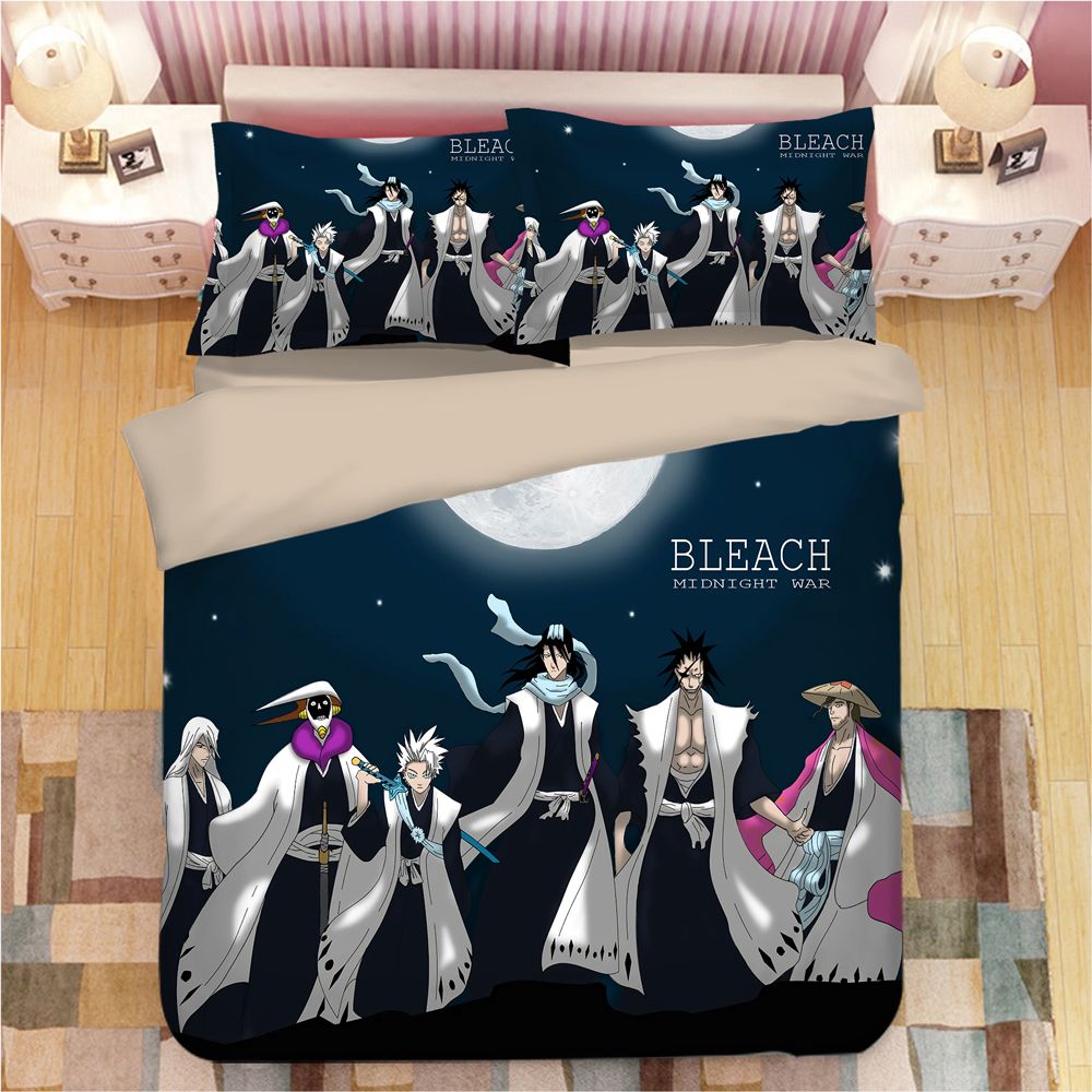 Cartoon Bedding Sets Bleach 3d Anime Duvet Cover Sets Luxury Adult