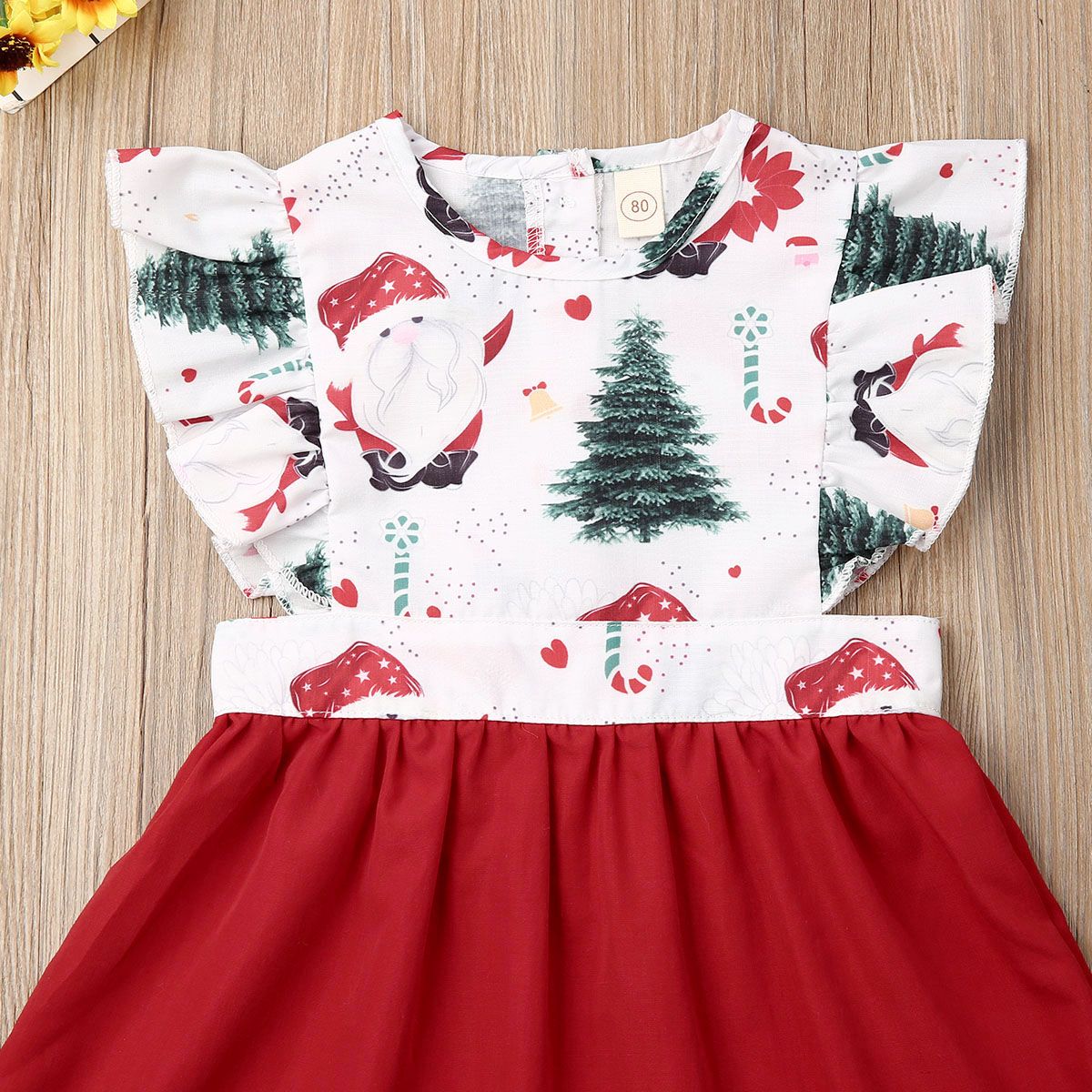 Toddler Baby Girl Christmas Clothes Sister Matching Xmas Set Romper Dress Outfit