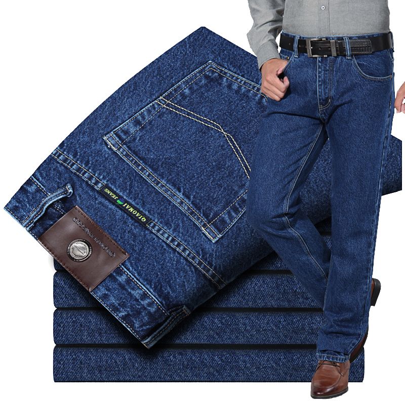 2020 Classic Apple Jeans For Men Authentic Autumn And Winter Thick