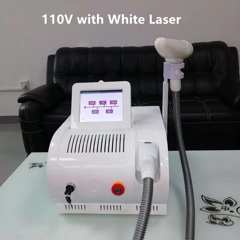 110V med vit laser