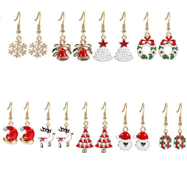 Topdo Stud Earringss Snowflake Tassels Earringss Simple Jewelry Gift for Women Girl 1 Pair