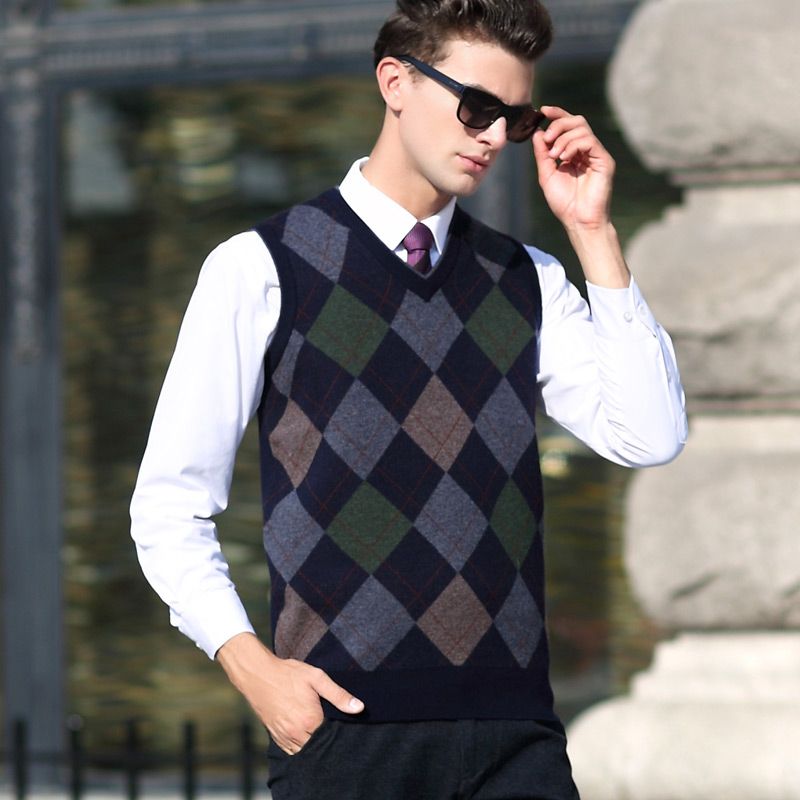 sweater vest outfit men