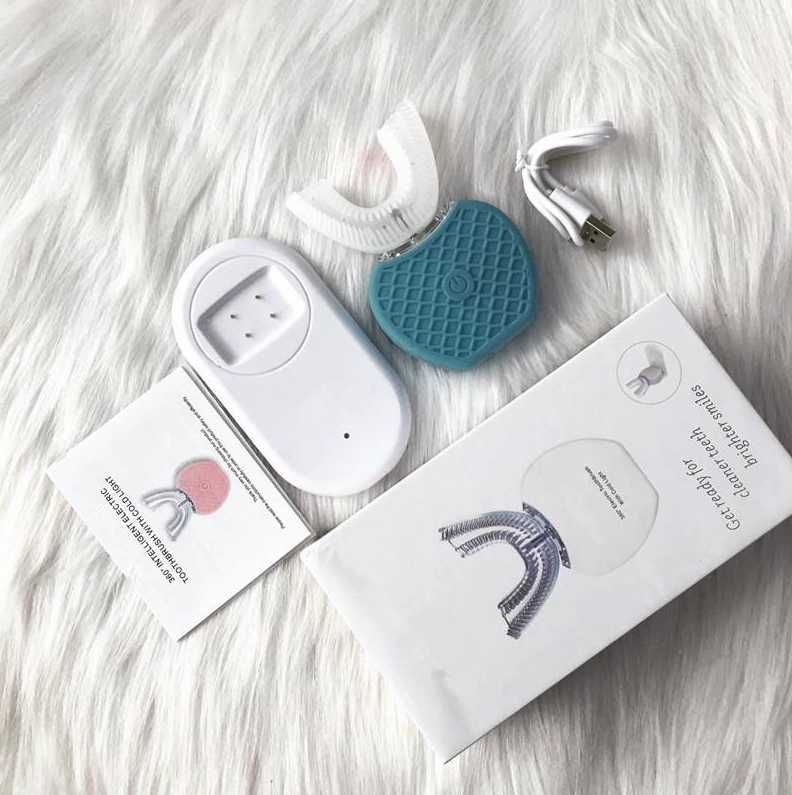 intelligent electric toothbrush with cold light