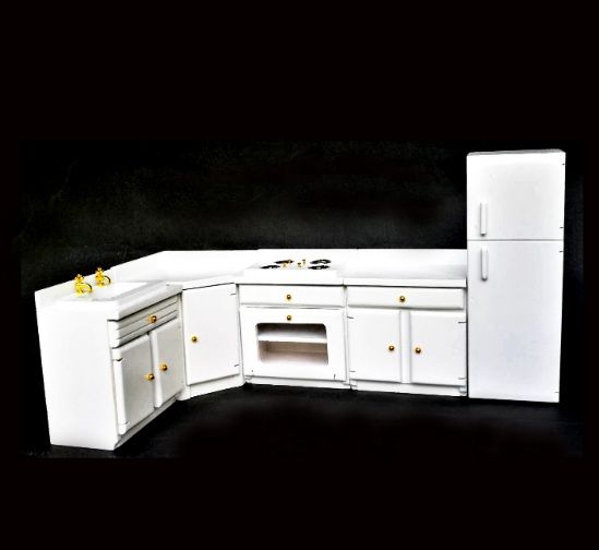 dollhouse kitchen furniture set