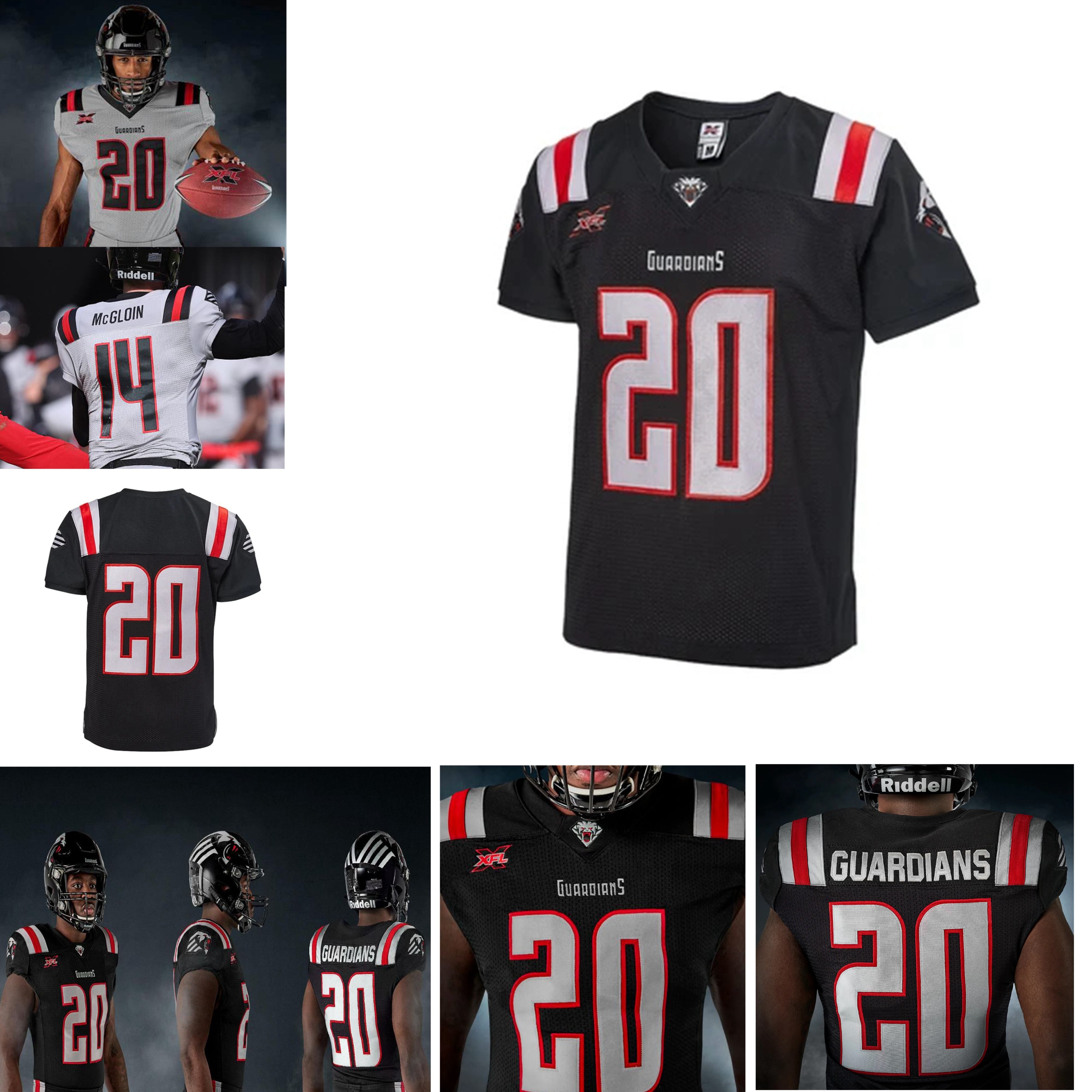 xfl guardians jersey