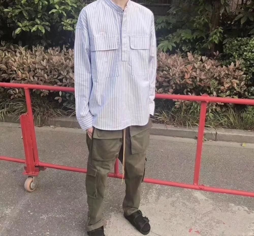 fear of god striped shirt