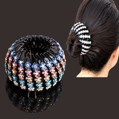 New Fashion Bird Nest Plastic Hair Clip Pin Expanding Tail Hair
