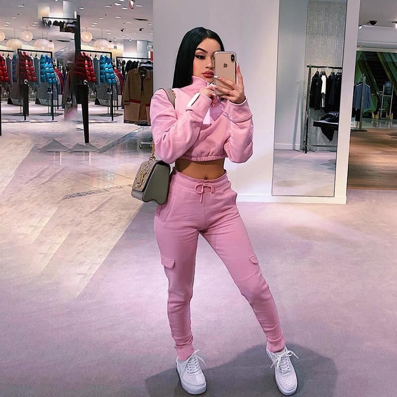 pink jogging suit