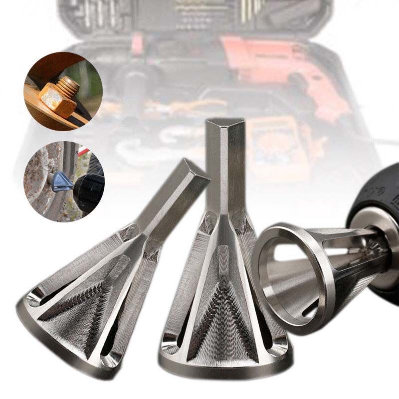 2 Pack Deburring External Chamfer Tool Drill Bit Remove Burr Repairs Tools Quick Release Hexagon Shank Black 2 Pack Deburring External Chamfer Tool Drill Bit Remove Burr Repairs Tools Quick Release Hexagon Shank Black