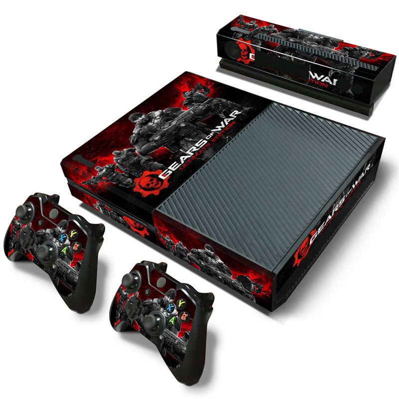 gerente Agresivo pedal Fanstore Skin Sticker Vinilo protector GEARS WAR para Xbox One Console  Kinect 2 Controllers