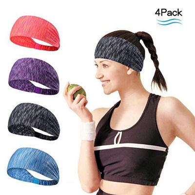 Elastic Headband Sports Men Sweatband Running Basketball Working Gym Comfortable