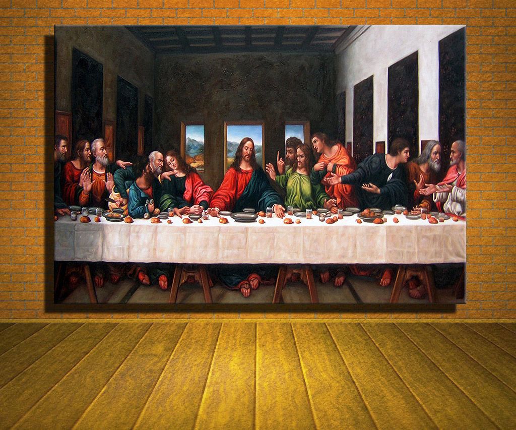 2020 The Last Supper Of Leonardo Da Vinci Jesus Portrait Artwork Hd Print Canvas Wall Art Pictures Wall Decor From Print Art Canvas 7 98 Dhgate Com