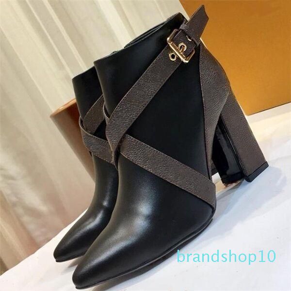 monogram boots wide calf