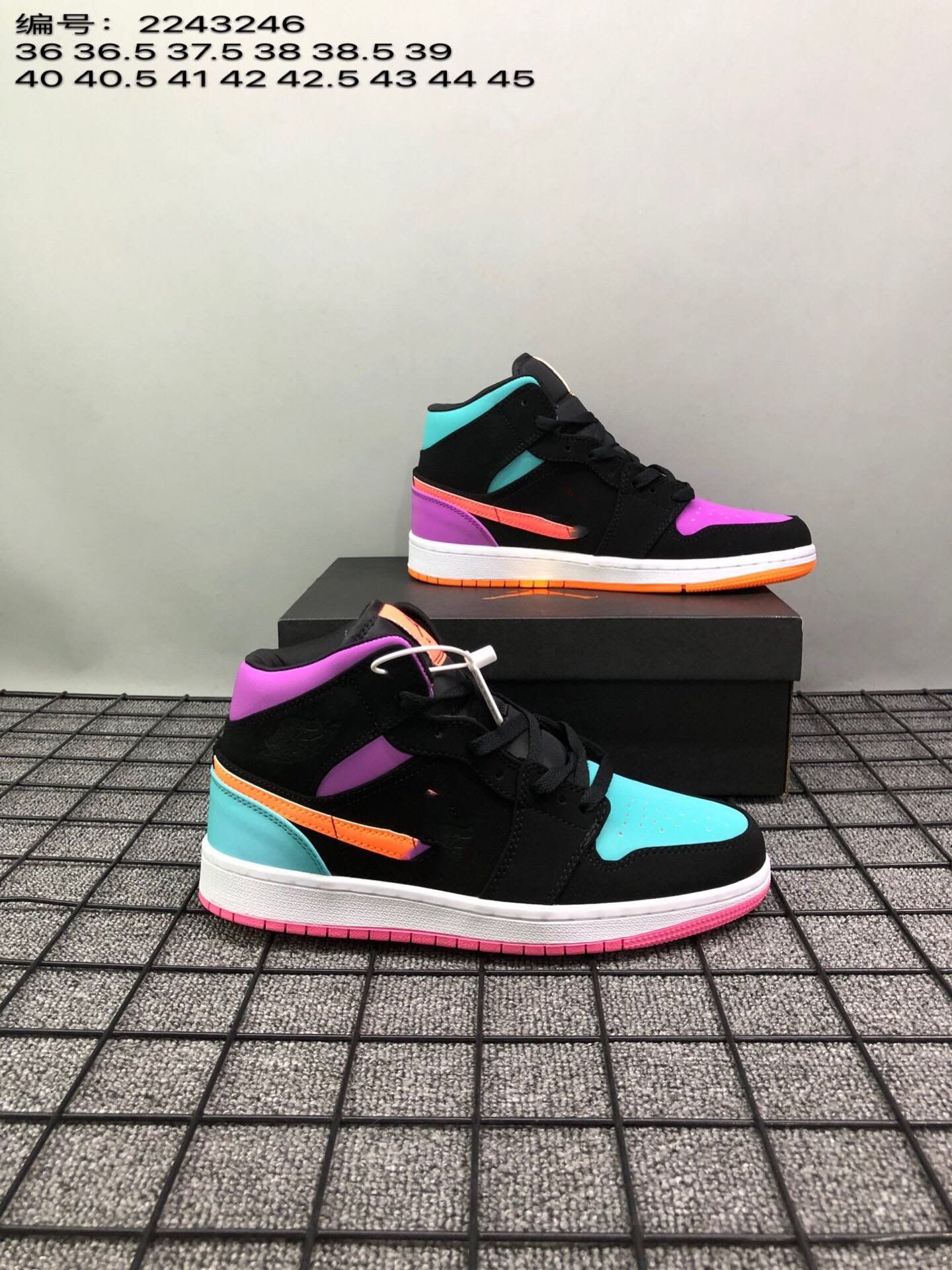 Compra Nike Air Jordan 1 Pato De Mandarín Bota Zapatos De Los Hombres Y Las  Mujeres Los Zapatos De Baloncesto De La Manera 1s Costura 3M Zapatos Para  Correr Tamaño: 36 45