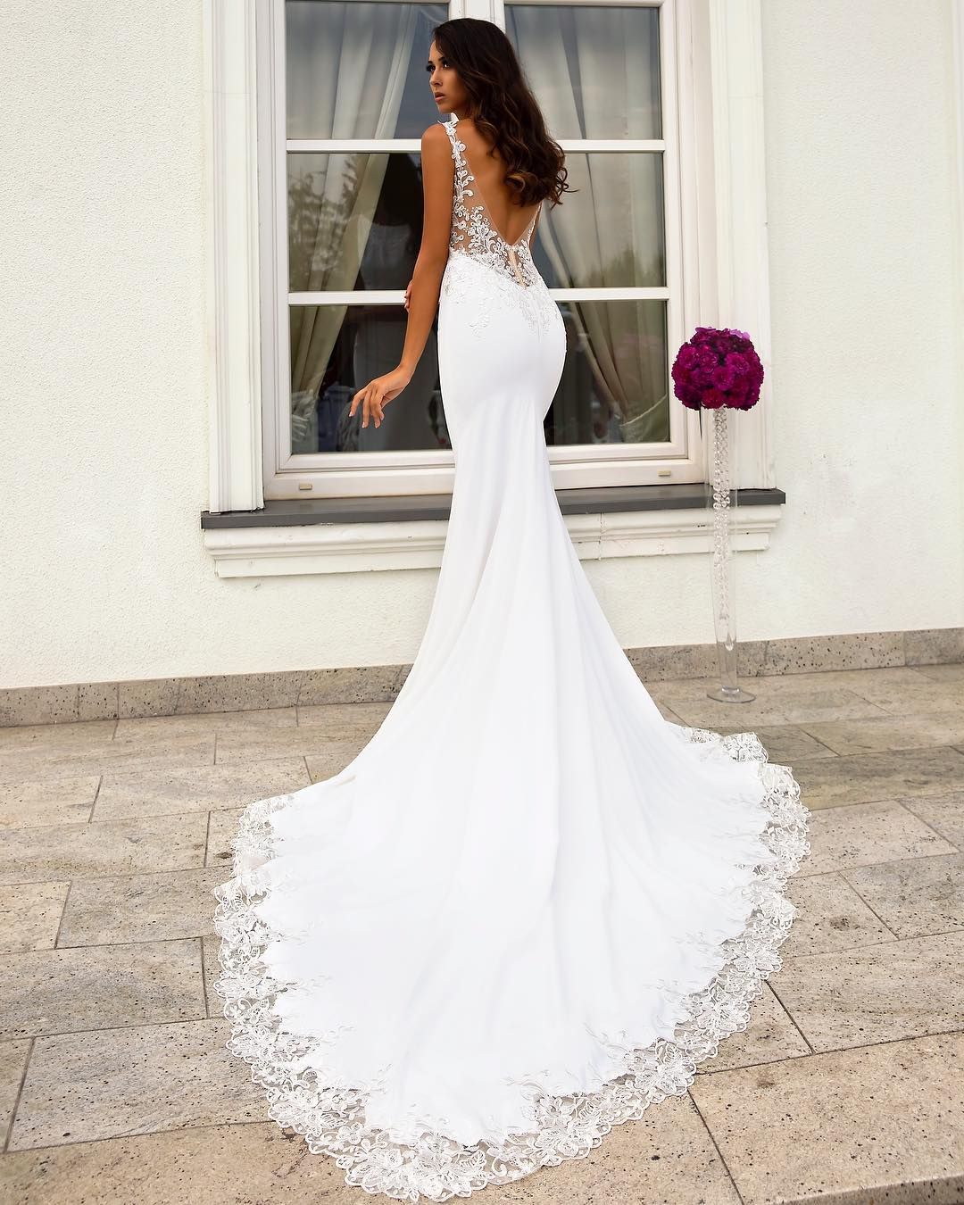 During ~ Sweat Frank Worthley Elegant Mermaid Lace Backless Wedding Dresses Bateau Neck Beaded Appliqued Bridal Gowns Sweep Train Plus Size During ~ Sweat Frank Worthley Elegant Mermaid Lace Backless Wedding Dresses Bateau Neck Beaded Appliqued Bridal Gowns Sweep Train Plus Size