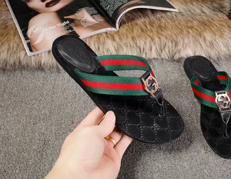 mens thin strap leather flip flops