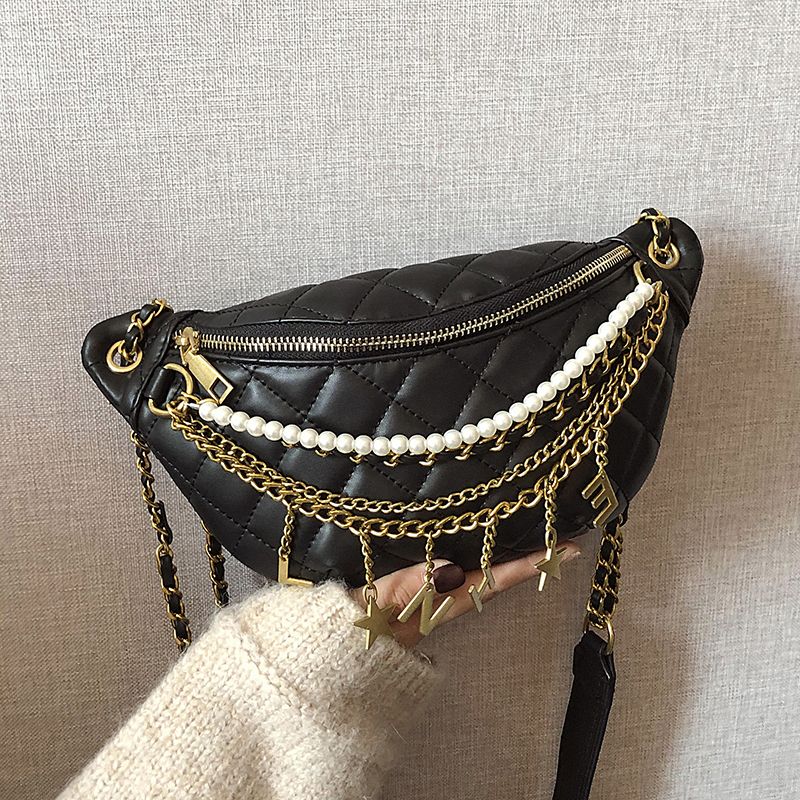 chanel pearl waist bolsa
