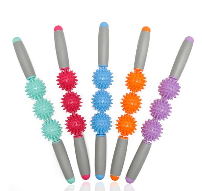 2020 Deep Muscle Massager Ball Stick Massage Stick Yoga Spiky Wand