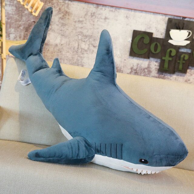 shark plush pillow