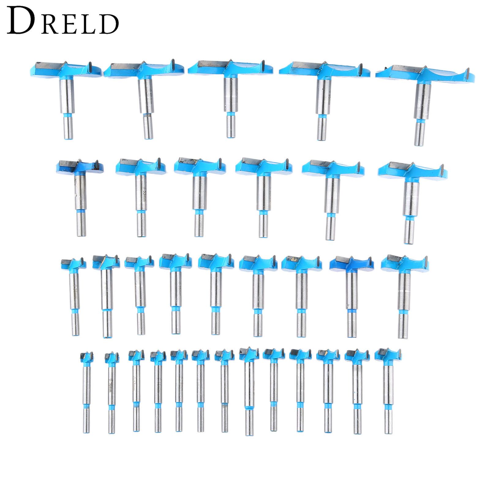 Juego de brocas Forstner de 15 a 100 mm para carpinter/ía y carpinter/ía