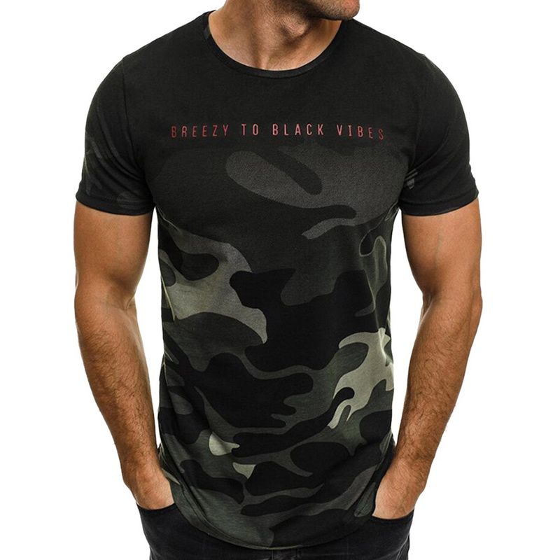 1 Stück Männer Kurzarm T shirt Männer Große und Hohe T shirt Camouflage