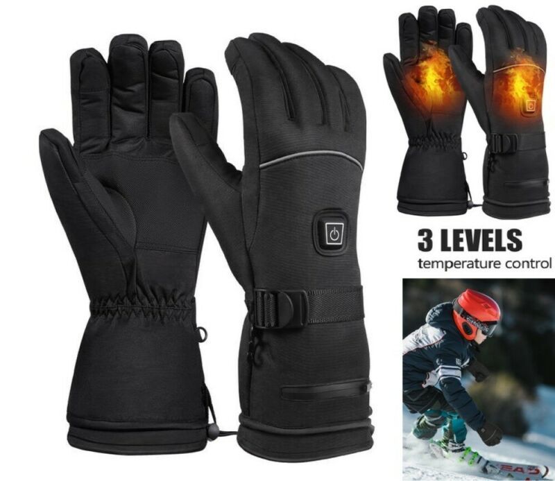 battery heated fingerless gloves