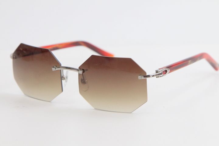 Red Plank Silver Brown Lens