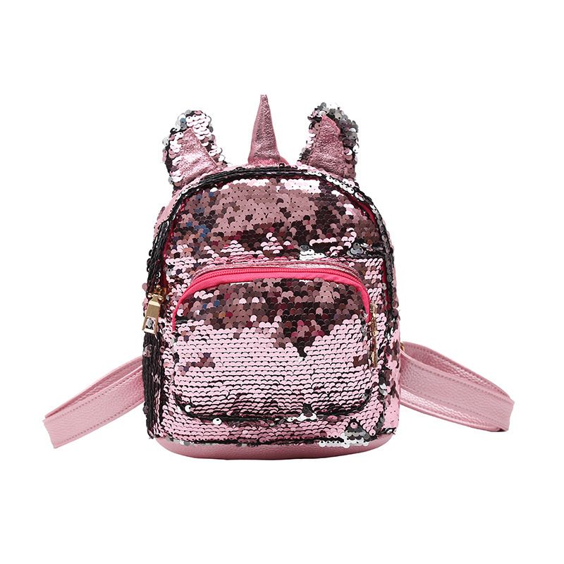 mochila unicornio brillante