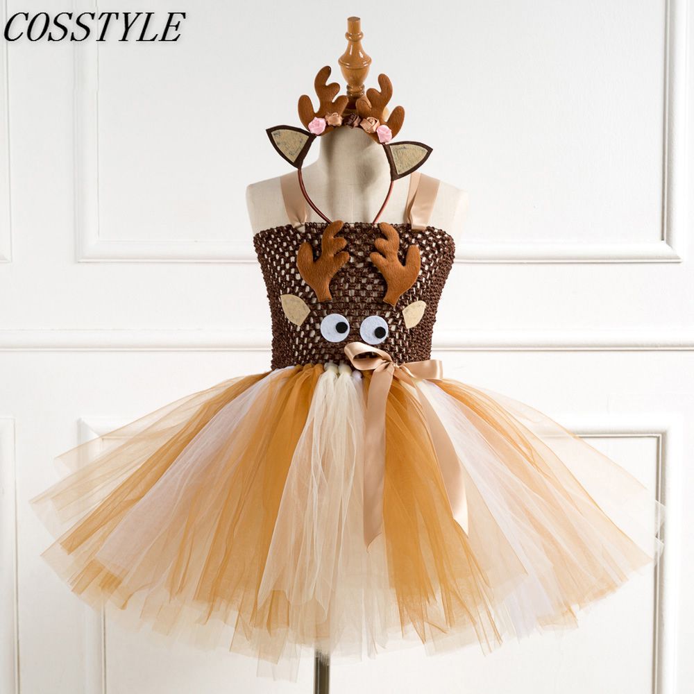 deer costume tutu