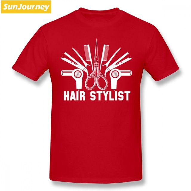 2019 Mens Designer T Shirts Hair Stylist Men T Shirt Fashion Hot