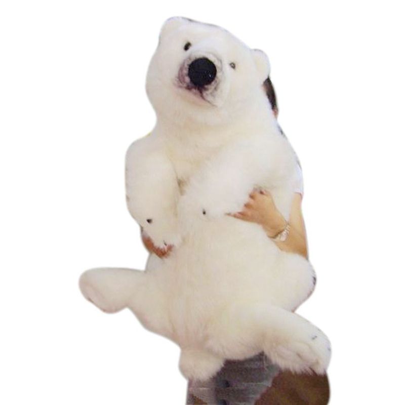 large plush polar bear
