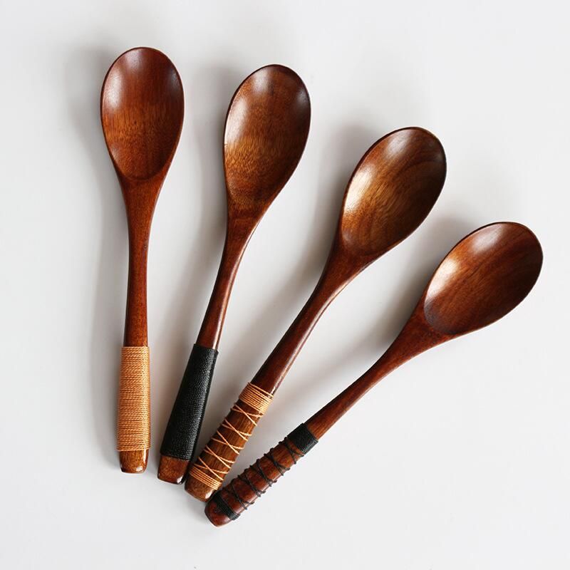 2020 20*4cm Natural Freshness Wooden Spoon Japanese Style Export