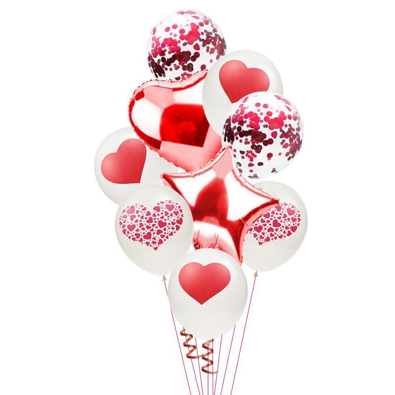 Set di palloncini per la decorazione di San Valentino Ti amo Set di palloncini per decorazioni di nozze in alluminio 