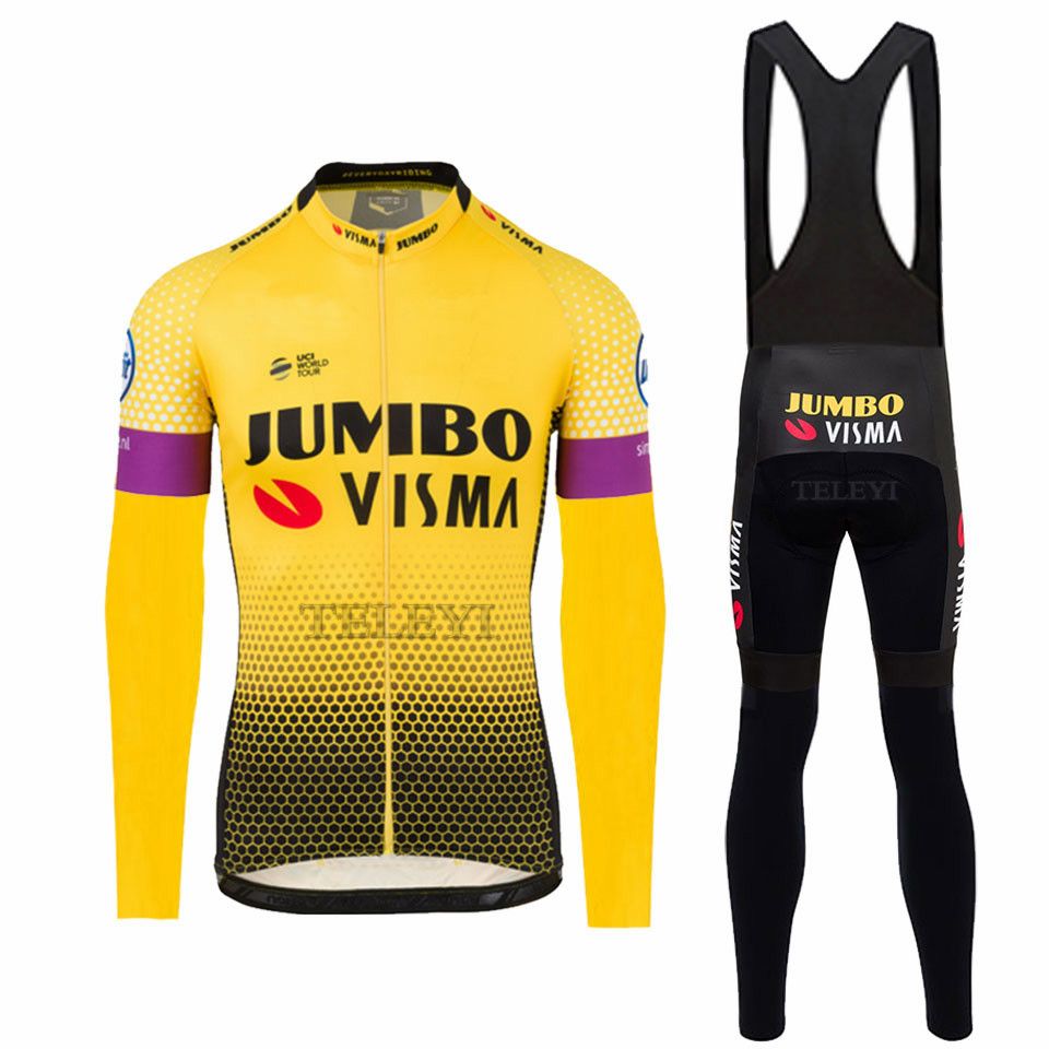 Merida Fleece Cycling Long Kit Men/'s Thermal Winter Bicycle Jersey and Pants Set