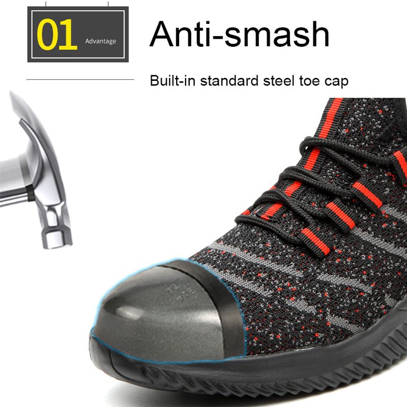2020 Indestructible Puncture Proof Steel Toe Work Safety Shoes Boots ...