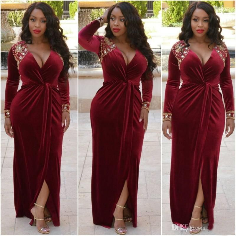 wine colored prom dresses 2019